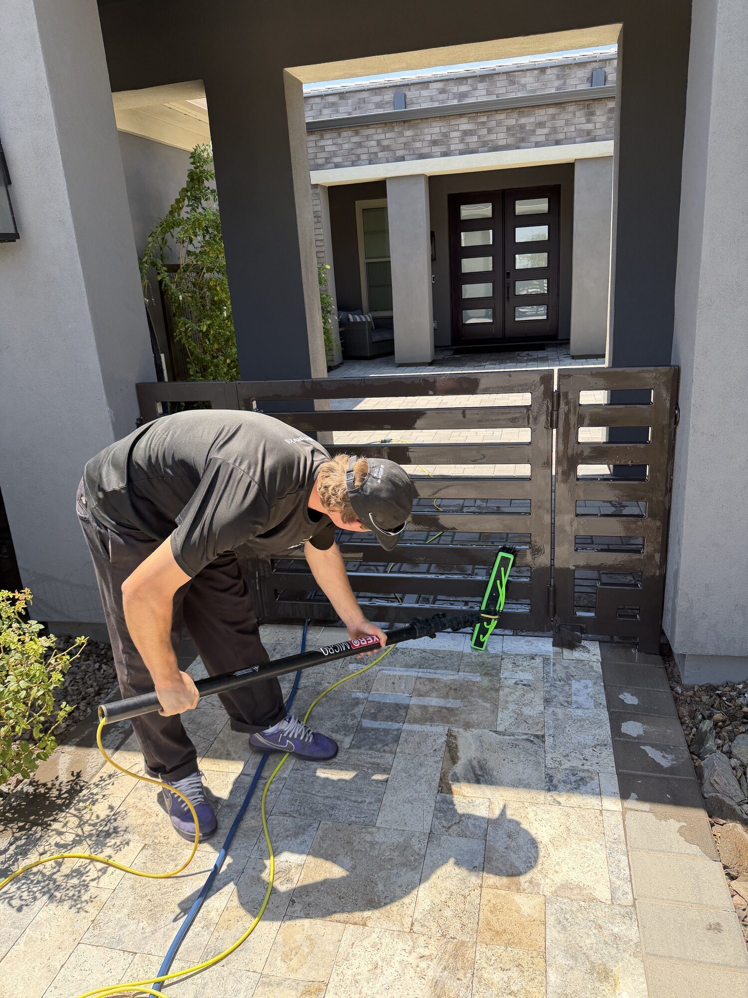 A Courtyard Gate, Rinsed Clean