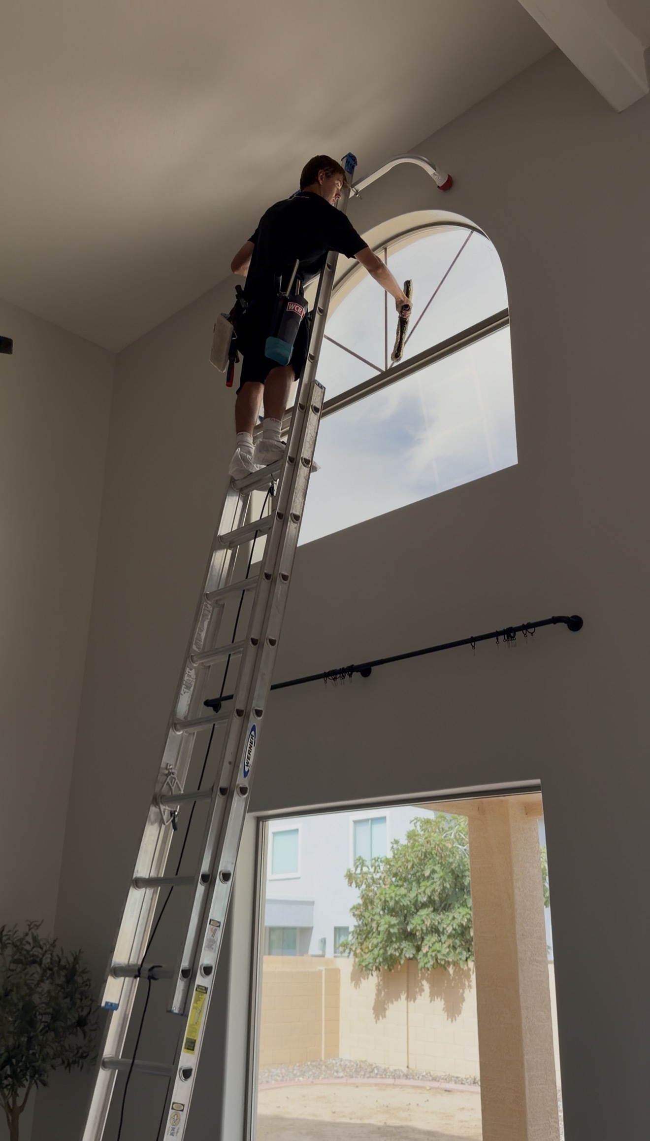 An Interior Transom, Two Stories Up